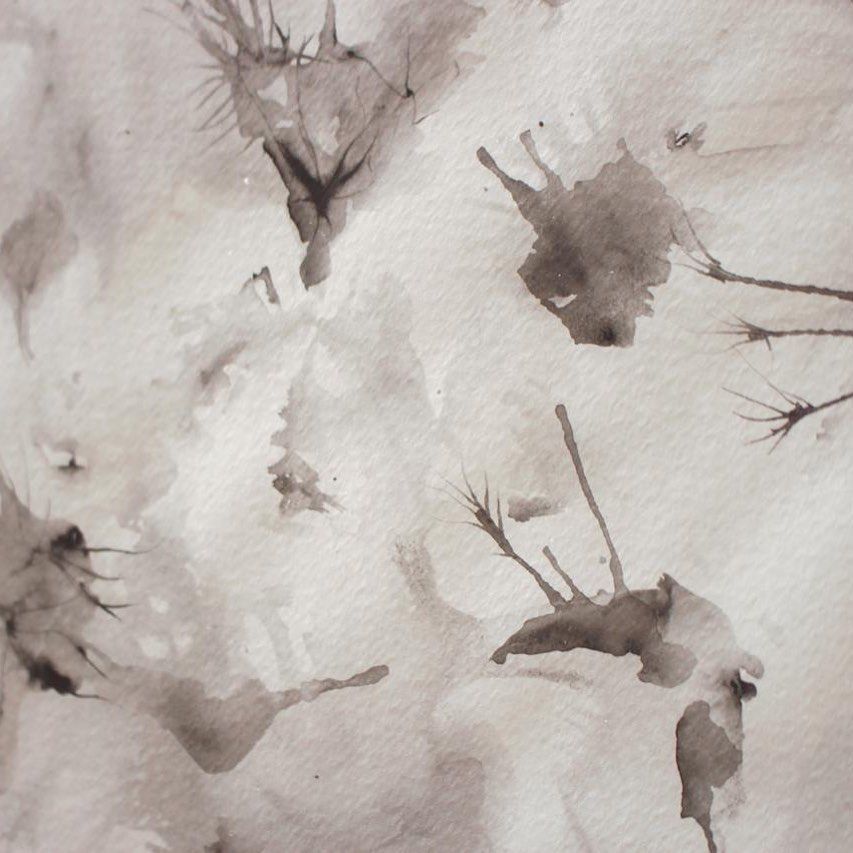 Taupe watercolor detail — Koreoplas / Isabela Córdoba Torres